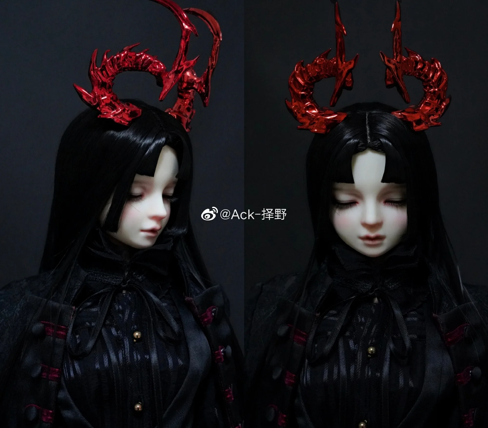 「Ack」BJD Electrogalvanization Plating Horns - Image 2