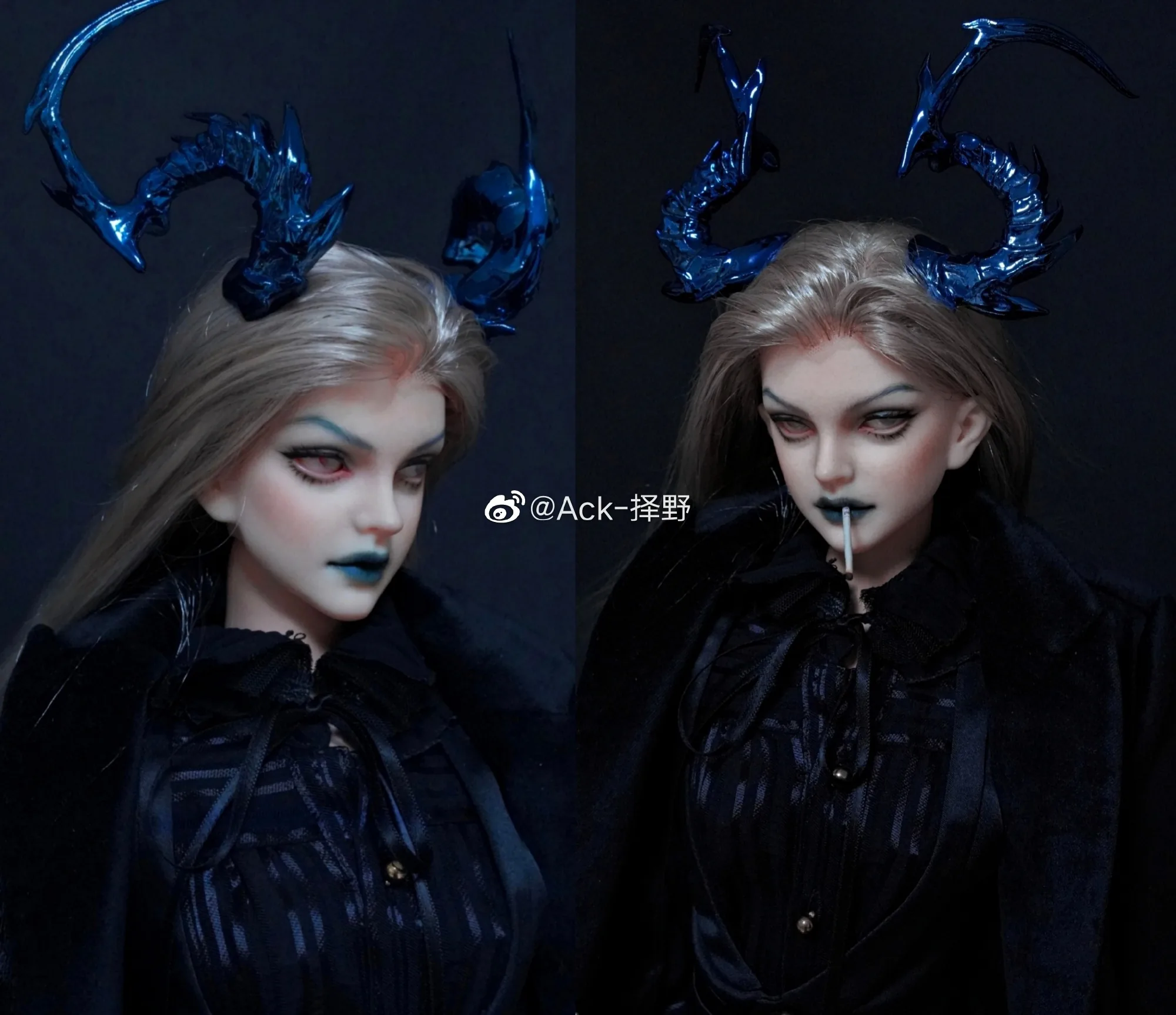 「Ack」BJD Electrogalvanization Plating Horns - Image 3