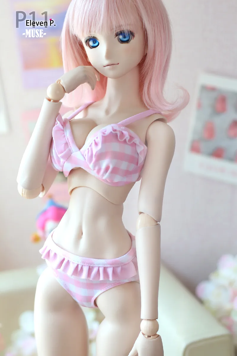 「Air Castle」Houndstooth Lace Underwear (1/3/SD/SD10/SD13/DD/SDGR) Outfit ONLY - Image 4