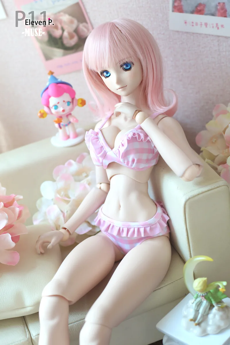 「Air Castle」Houndstooth Lace Underwear (1/3/SD/SD10/SD13/DD/SDGR) Outfit ONLY - Image 6
