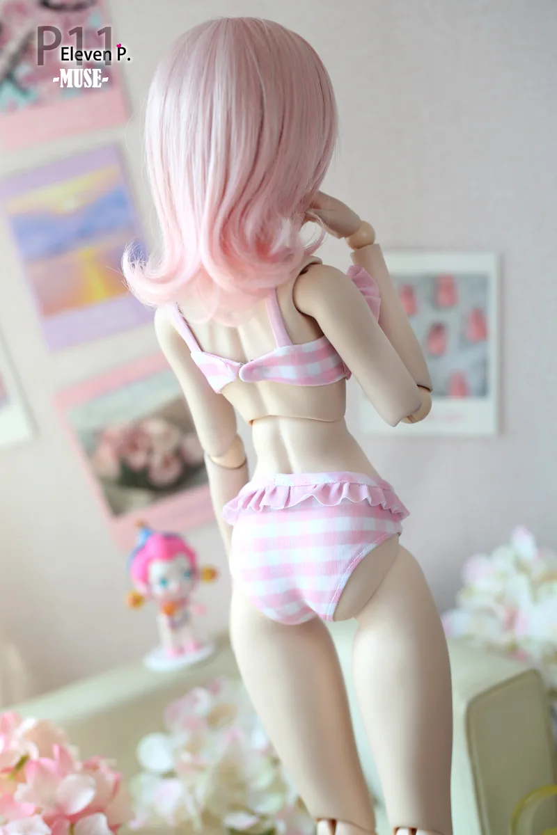 「Air Castle」Houndstooth Lace Underwear (1/3/SD/SD10/SD13/DD/SDGR) Outfit ONLY - Image 7