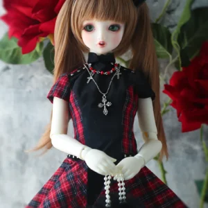 「Air Castle」Punk Plaid Dress (1/3/SD/SD10/SD13/DD/SDGR) Outfit ONLY