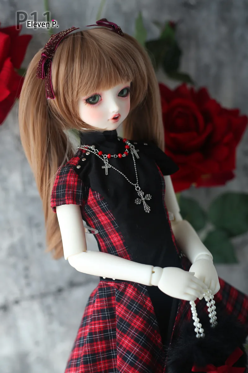 「Air Castle」Punk Plaid Dress (1/3/SD/SD10/SD13/DD/SDGR) Outfit ONLY - Image 3
