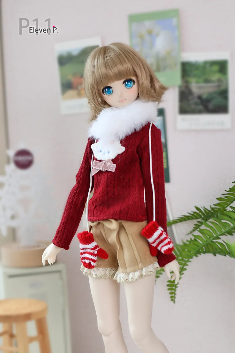 「Air Castle」Red Knitting Set (1/3/SD/SD10/SD13/DD/SDGR) Outfit ONLY - Image 2