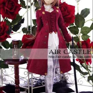 「Air Castle」Red Rose Knight (1/3/SD/SD10/SD13/DD/SDGR) Outfit ONLY