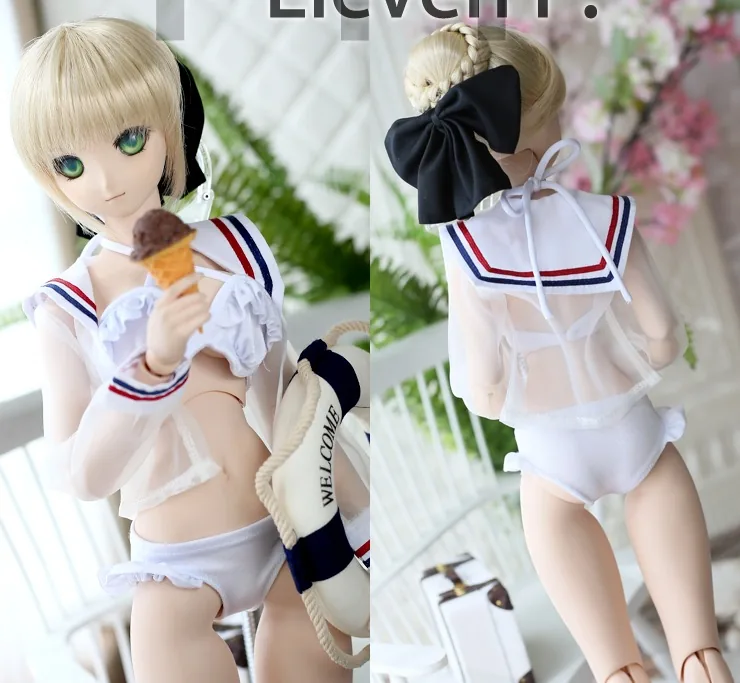 「Air Castle」Sailor Swimsuit (1/3/SD/SD10/SD13/DD/SDGR) Outfit ONLY - Image 3
