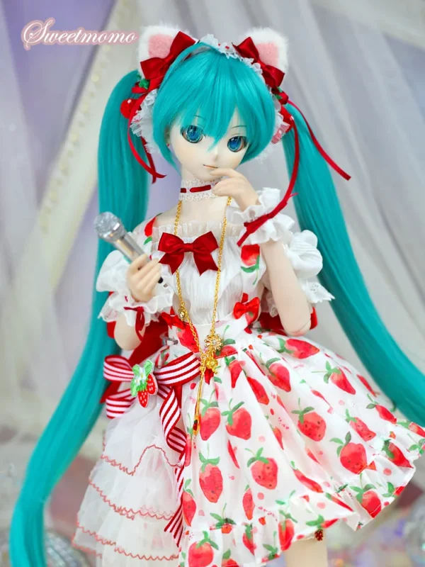 「Air Castle」Strawberry Cutton Candy (1/3/SD/SD10/SD13/DD/SDGR) Outfit ONLY