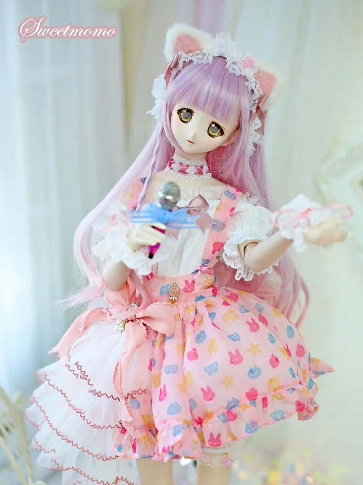 「Air Castle」Strawberry Cutton Candy (1/3/SD/SD10/SD13/DD/SDGR) Outfit ONLY - Image 3