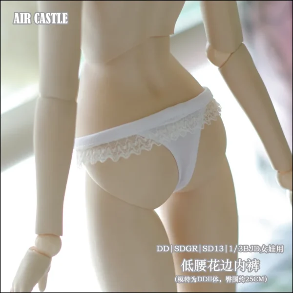 「Air Castle」White Lace Pantsu (1/3/SD/SD10/SD13/DD/SDGR) Outfit ONLY - Image 2