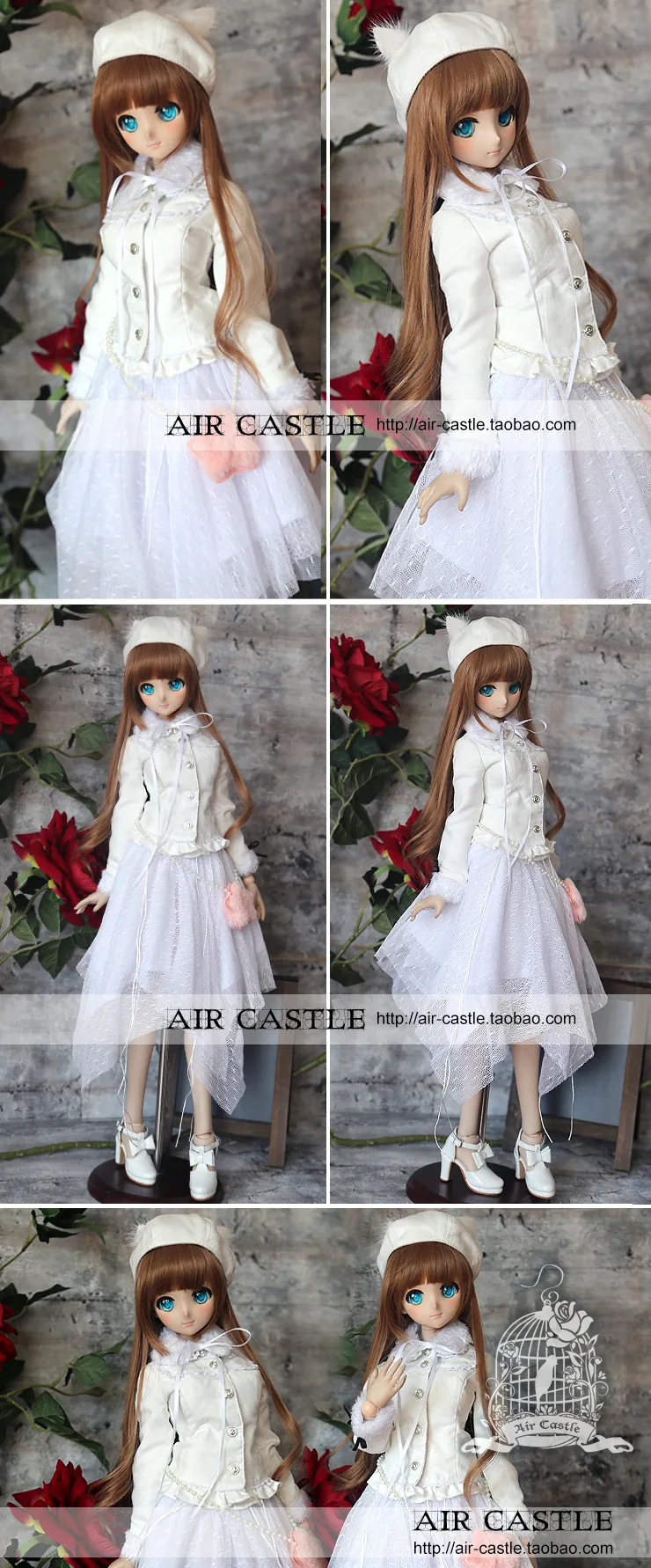 「Air Castle」White Lover (1/3/SD/SD10/SD13/DD/SDGR) Outfit ONLY - Image 2