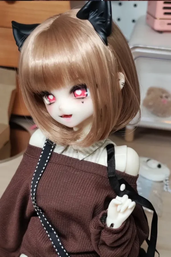 「Aki Doll」 Red Panda 1/3 BJD Doll Head Only - Image 9