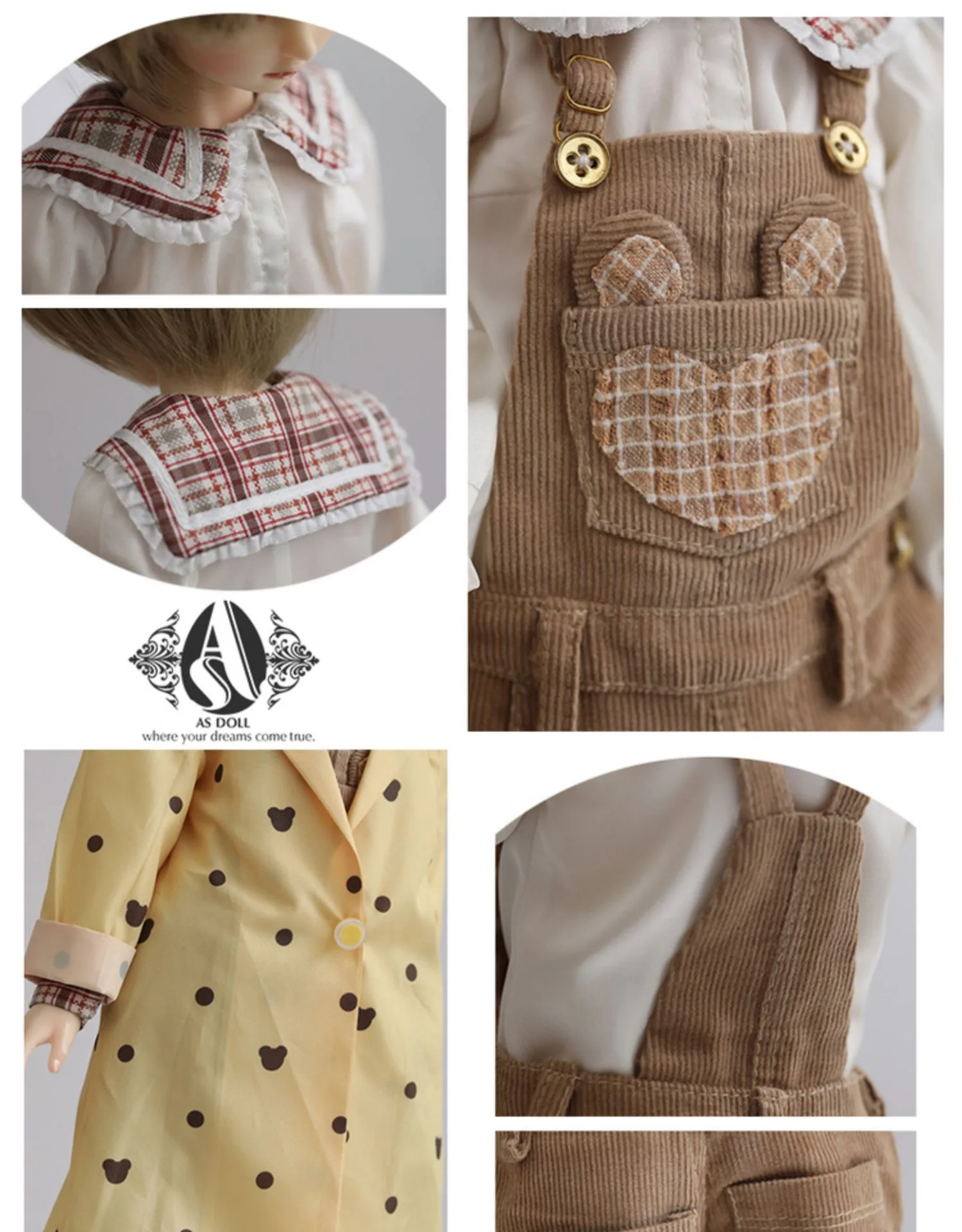 「Angell Studio」Ansel-Mr. Bear's arrival BJD Girl Doll (1/4) - Image 15