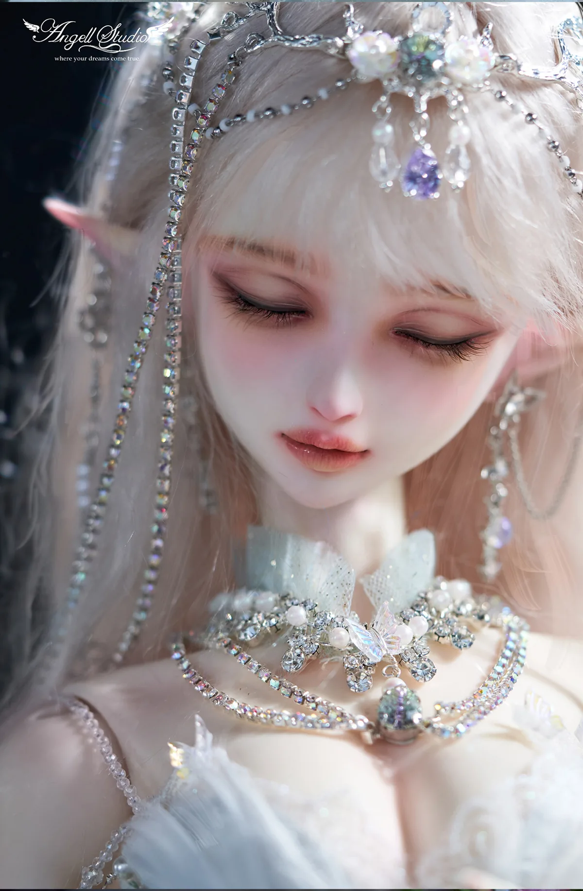 「Angell Studio」Cloudia (Close Eyes) BJD Doll Only (1/3) - Image 4