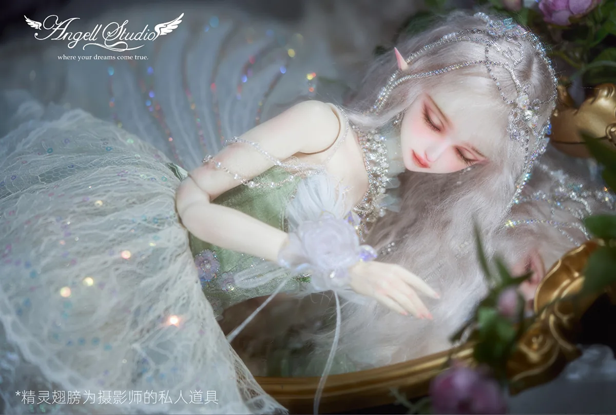 「Angell Studio」Cloudia (Close Eyes) BJD Doll Only (1/3) - Image 6