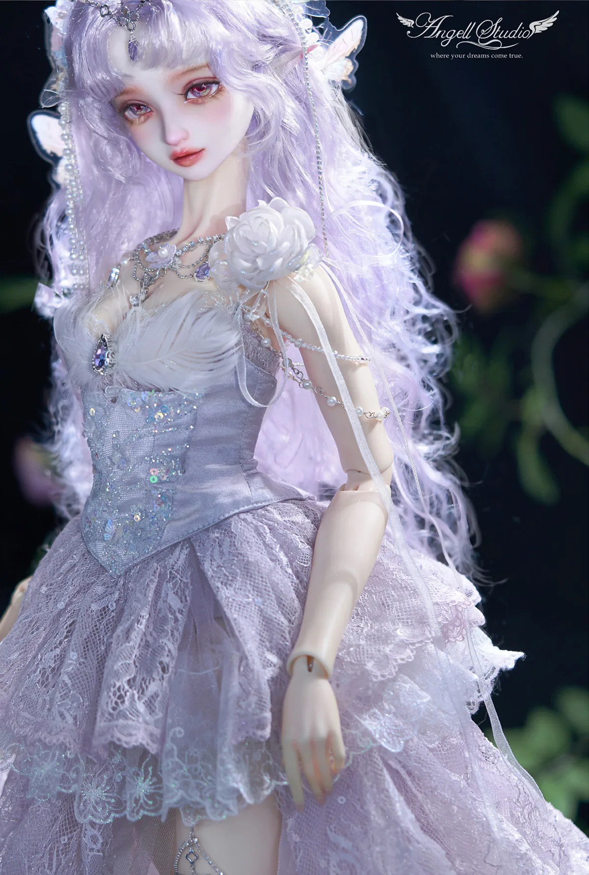 「Angell Studio」Cloudia (Open Eyes) BJD Doll Only (1/3) - Image 12