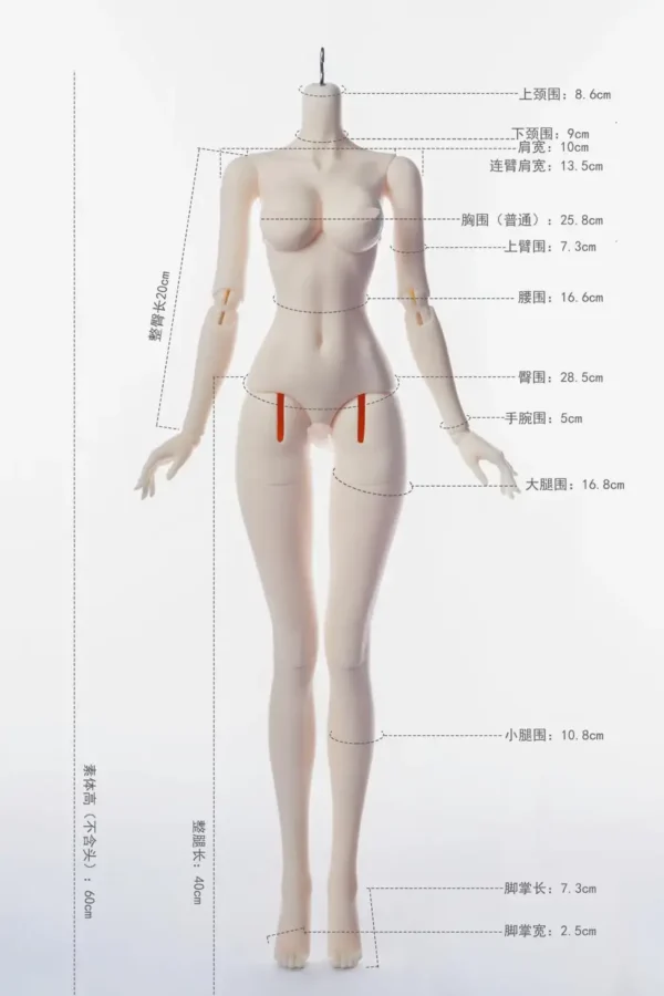 「Angell Studio 」Demon Fox Hua Yin 1/3 BJD Doll - Image 9