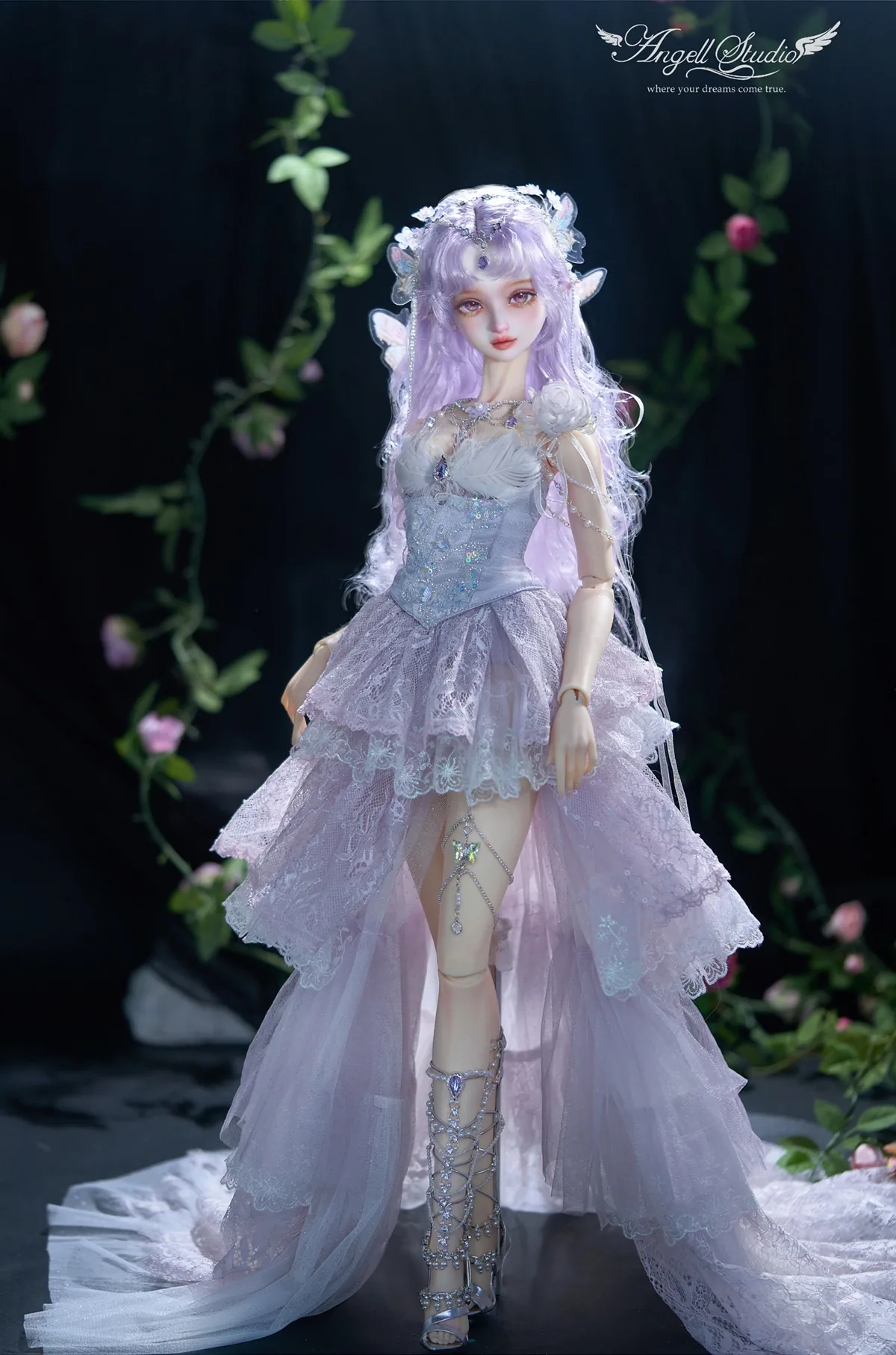 「Angell Studio」Cloudia (Open Eyes) BJD Doll Only (1/3) - Image 11