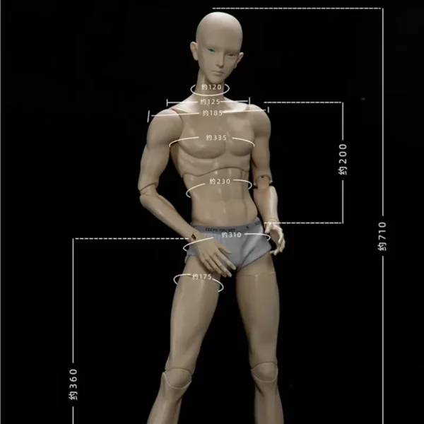 「Ao Ling Shi」Ao Feng 70cm BJD Doll Body Only - Image 3