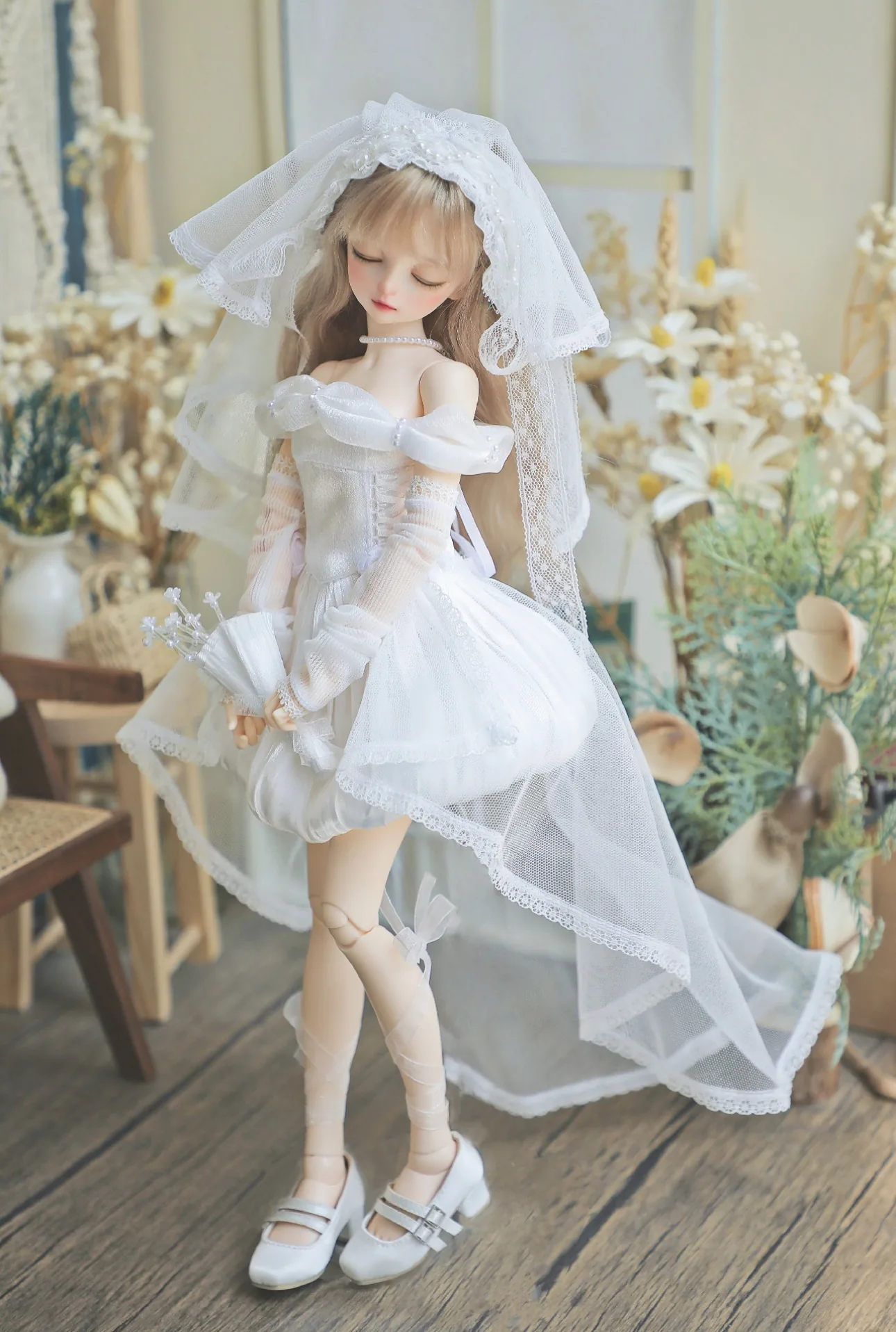 「AugustDreams」Moon Rose (MSD/ MDD/ Chubby) BJD Outfit Only - Image 3