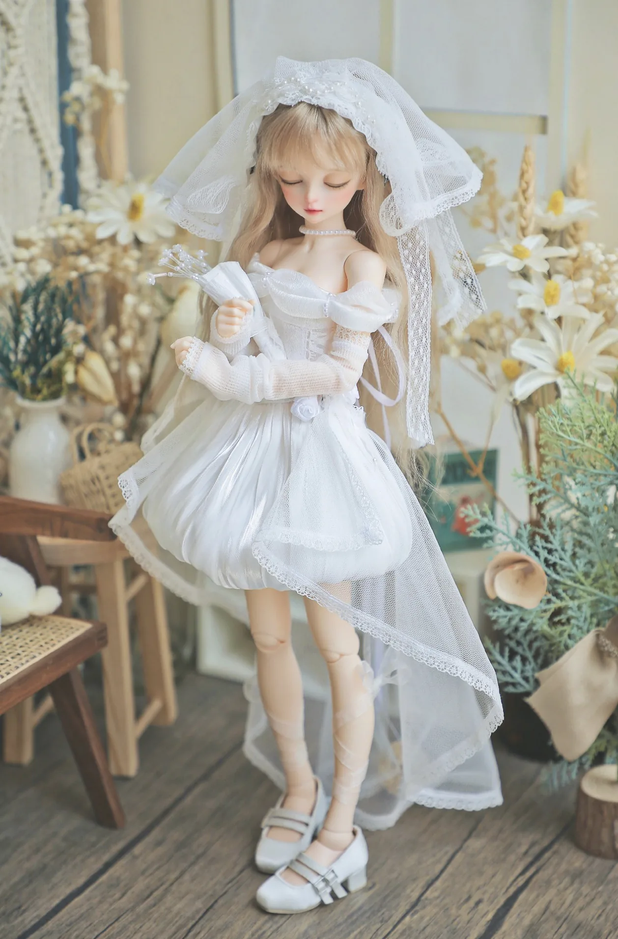 「AugustDreams」Moon Rose (MSD/ MDD/ Chubby) BJD Outfit Only - Image 4