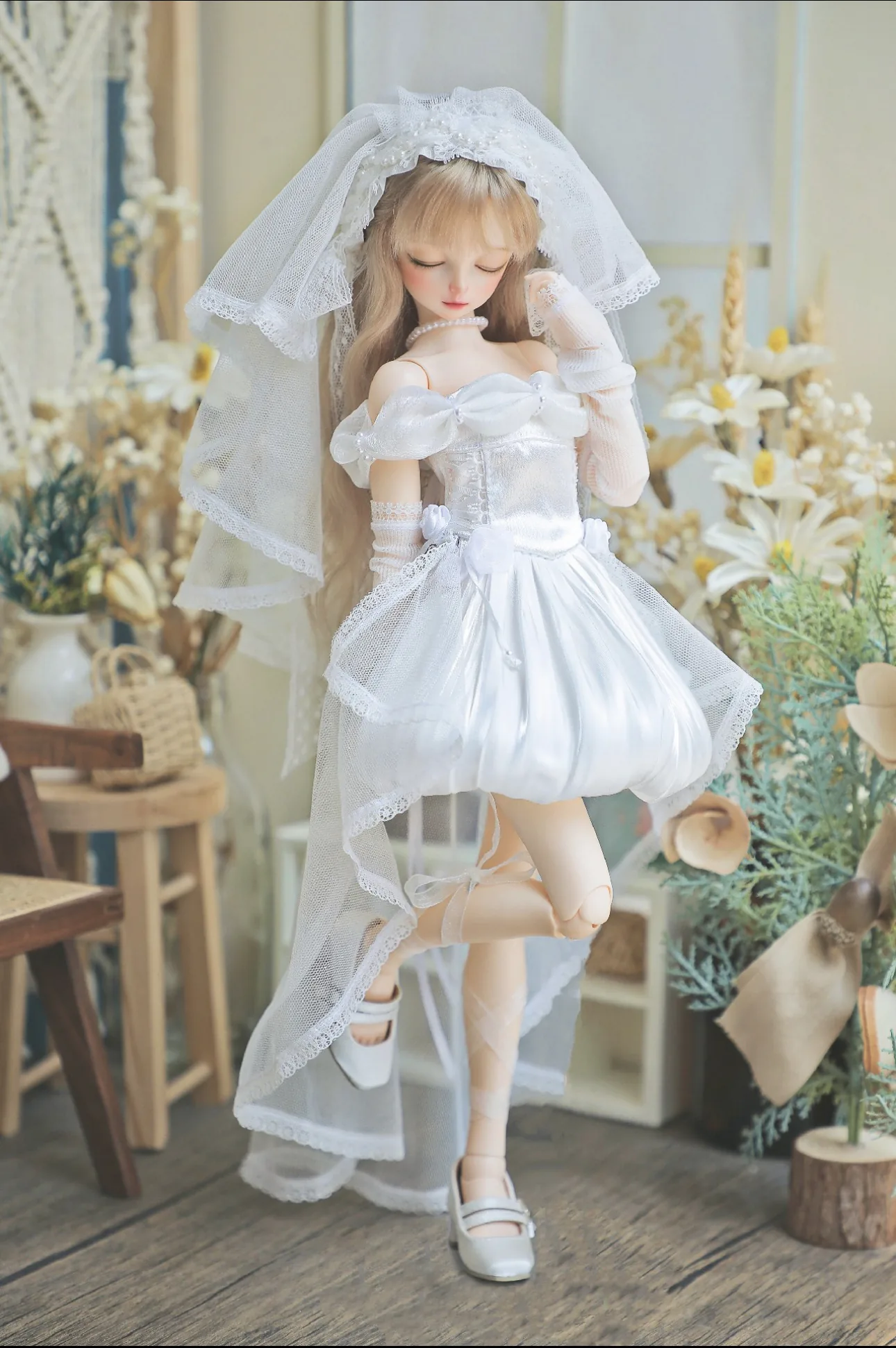 「AugustDreams」Moon Rose (MSD/ MDD/ Chubby) BJD Outfit Only - Image 5