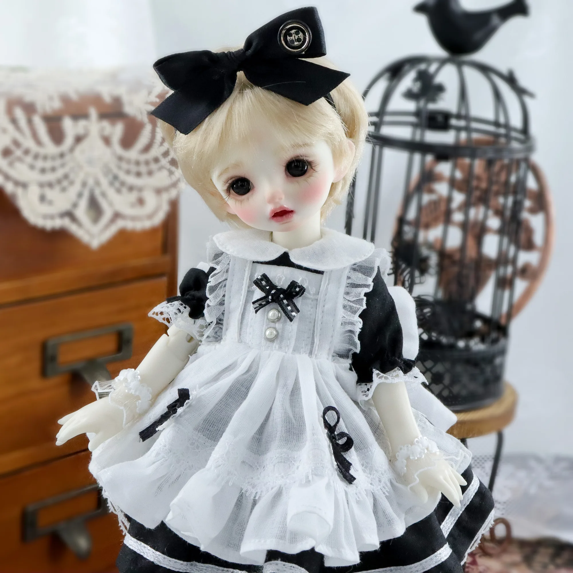 「Bangkrup Girl」Maid (YOSD l 1/6) BJD Outfit - Image 4