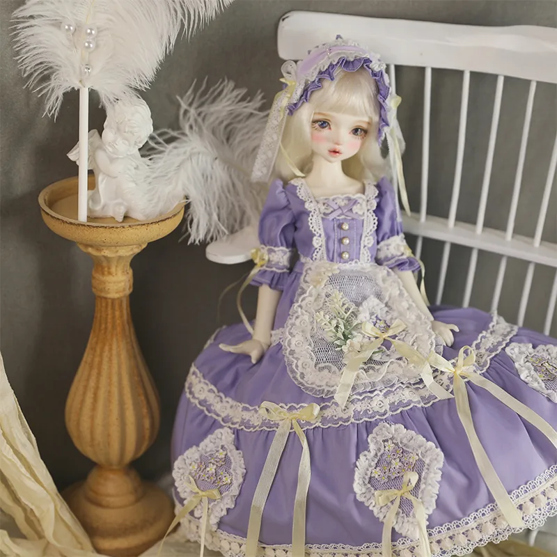 「Bangkrup Girl」Morning Mist Lilac BJD Outfit Only (YOSD l 1/6) - Image 4