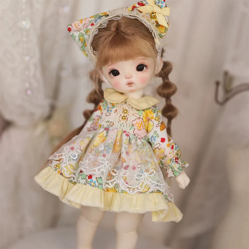 「Bangkrup Girl」Pastoral Dress BJD Outfit Only (YOSD l 1/6) - Image 3