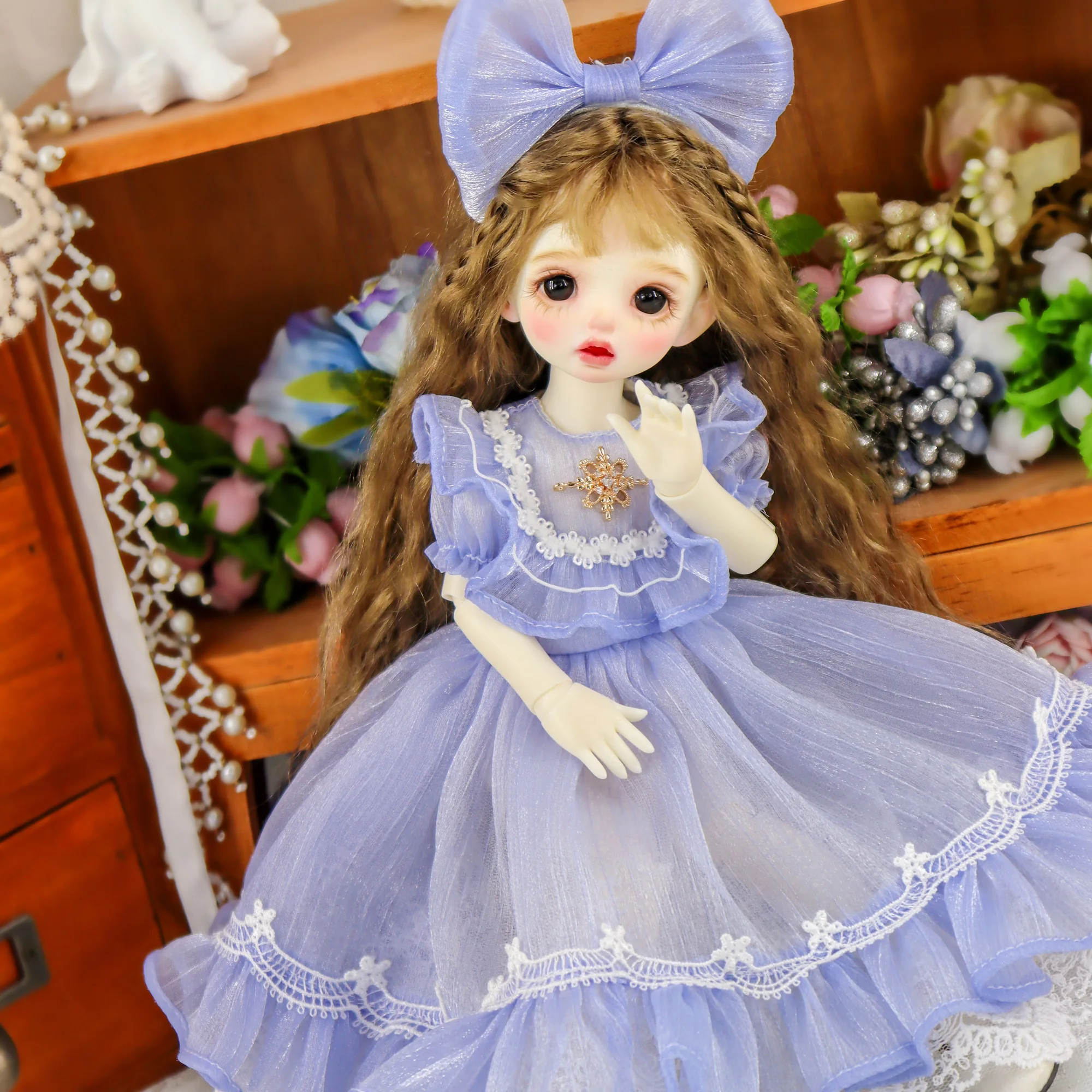「Bangkrup Girl」Purple (YOSD l 1/6) BJD Outfit - Image 2