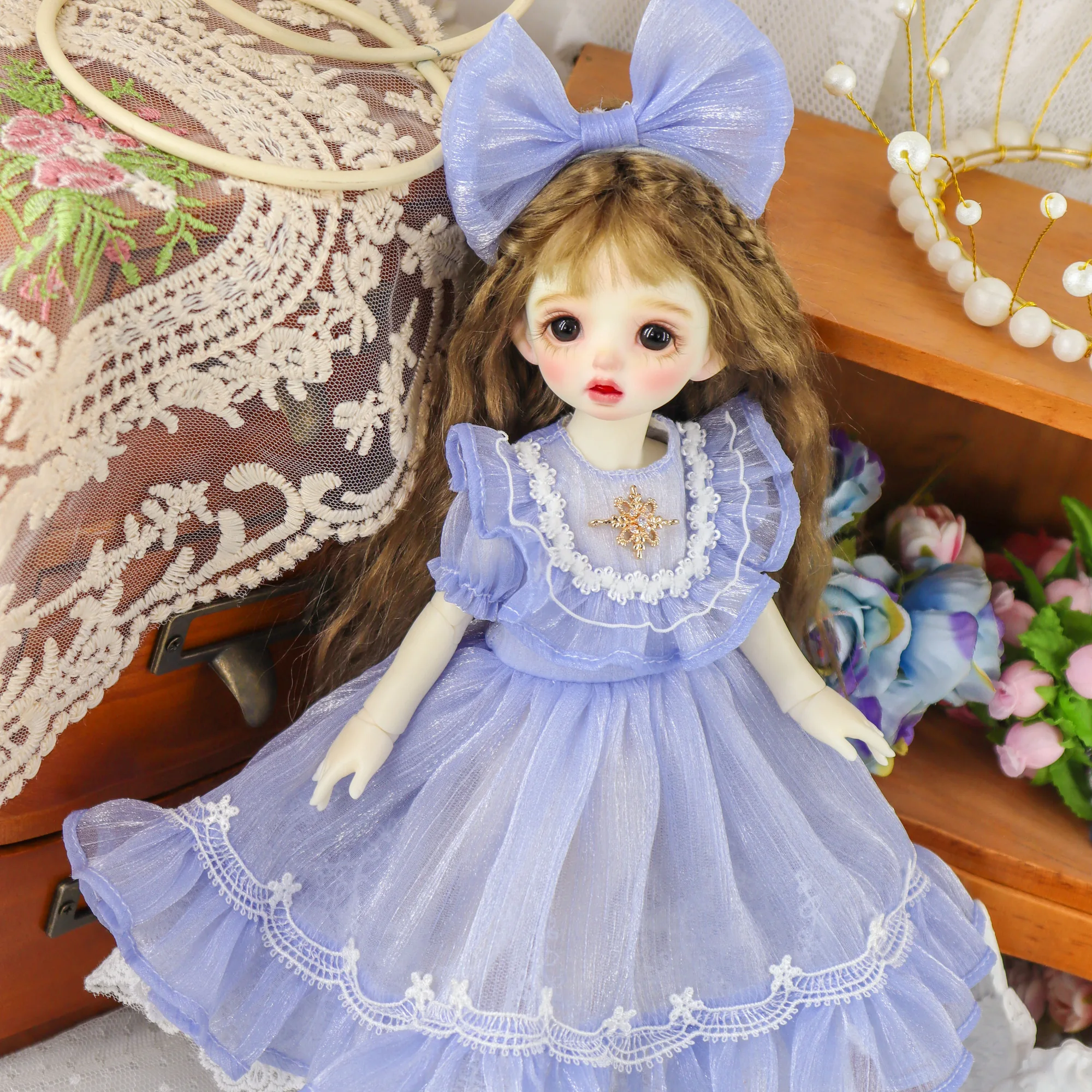 「Bangkrup Girl」Purple (YOSD l 1/6) BJD Outfit - Image 4