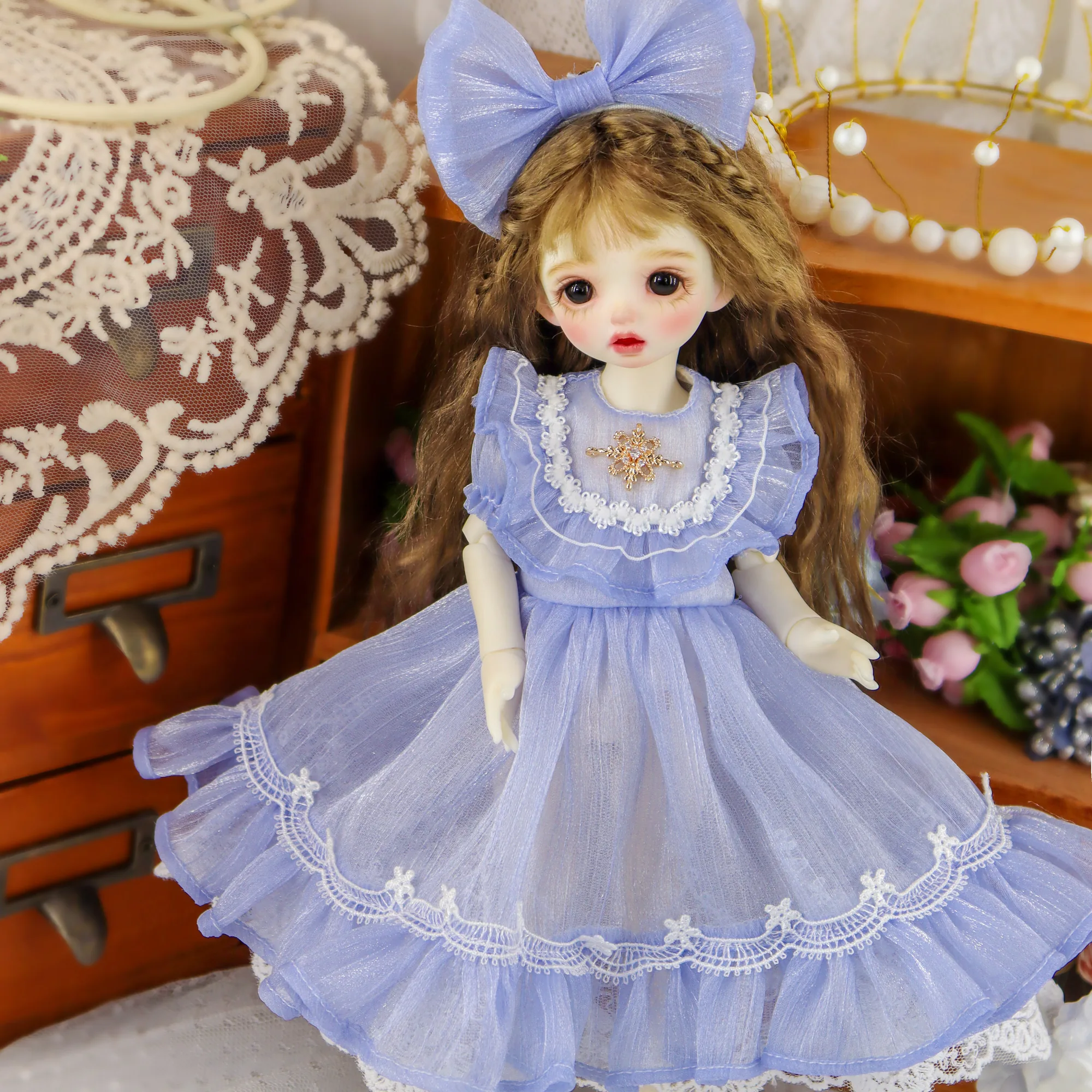 「Bangkrup Girl」Purple (YOSD l 1/6) BJD Outfit - Image 3