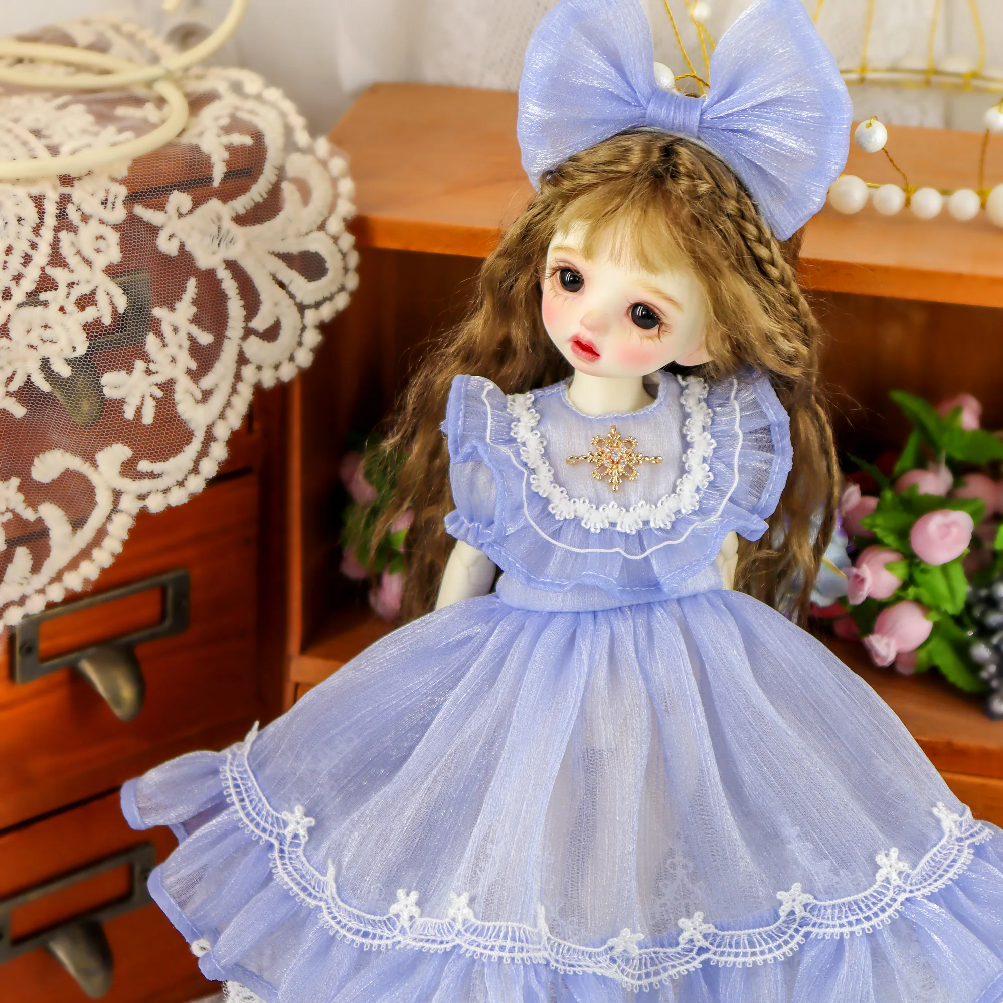 「Bangkrup Girl」Purple (YOSD l 1/6) BJD Outfit - Image 5