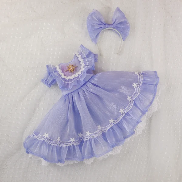「Bangkrup Girl」Fluorescent Blue (SD l SDGR l DD l 1/3 l SD75) BJD Outfit - Image 6