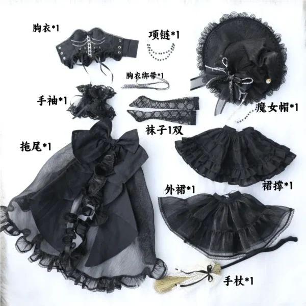 「Bangkrup Girl」The Witch BJD Outfit Only (MSD/MDD/Chubby l 1/4) - Image 13