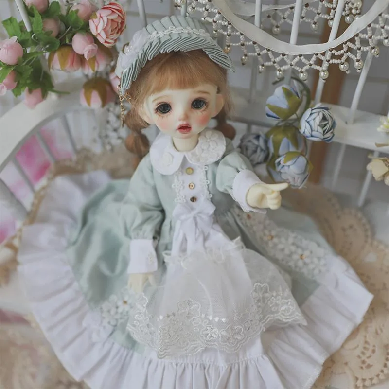 「Bangkrup Girl」Vintage Cotton Skirt BJD Outfit Only (YOSD l 1/6) - Image 2