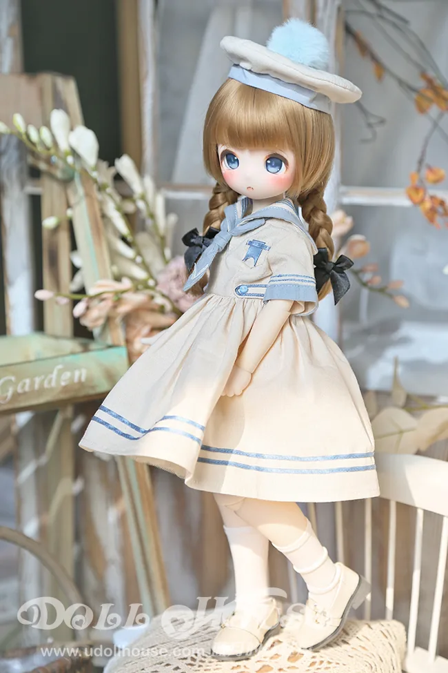 「BlueMoon」Childhood Sailor Dress (MDD/MSD/ Chubby l 1/4) BJD Outfit Only - Image 11