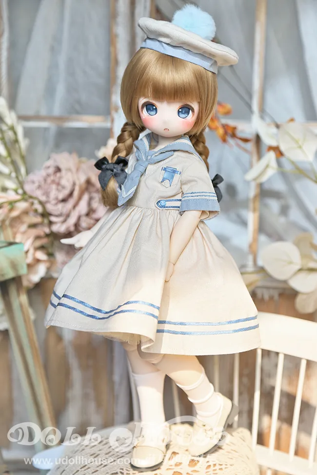 「BlueMoon」Childhood Sailor Dress (MDD/MSD/ Chubby l 1/4) BJD Outfit Only - Image 13