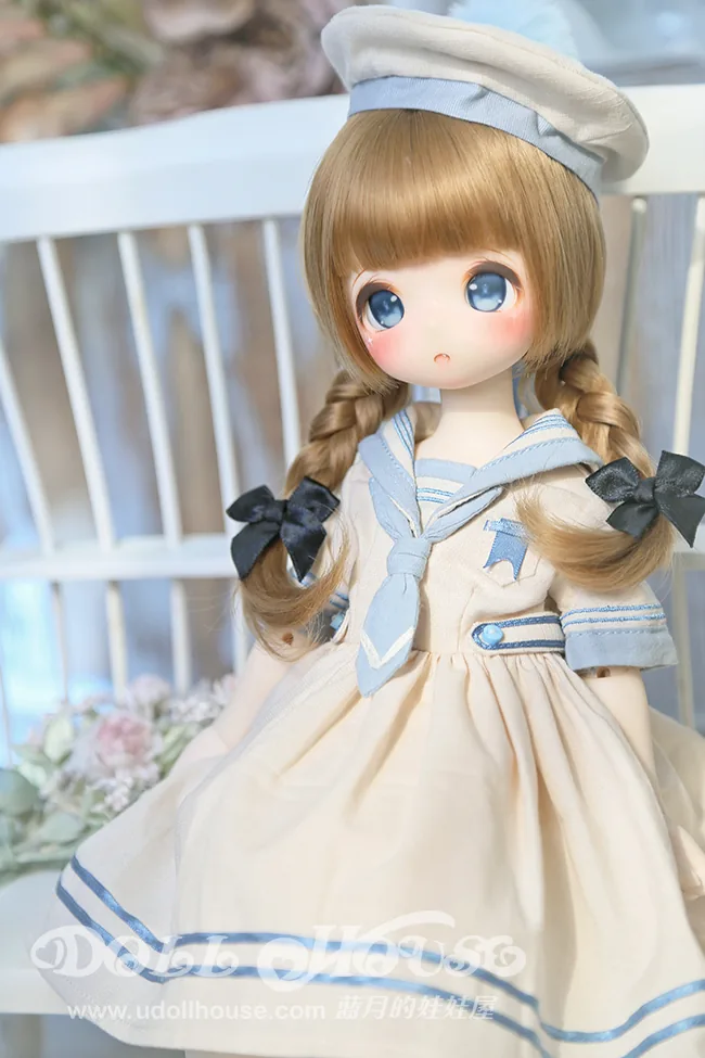「BlueMoon」Childhood Sailor Dress (MDD/MSD/ Chubby l 1/4) BJD Outfit Only - Image 14