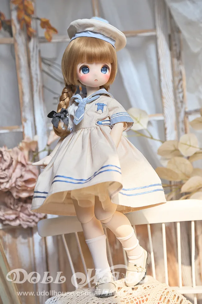 「BlueMoon」Childhood Sailor Dress (MDD/MSD/ Chubby l 1/4) BJD Outfit Only - Image 7