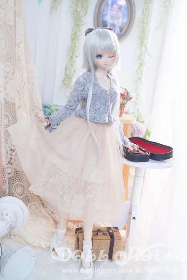 「BlueMoon」Emerald Sweater + Gauze Skirt (1/3, SD/ DD/ SDGR) BJD Outfit Only - Image 10