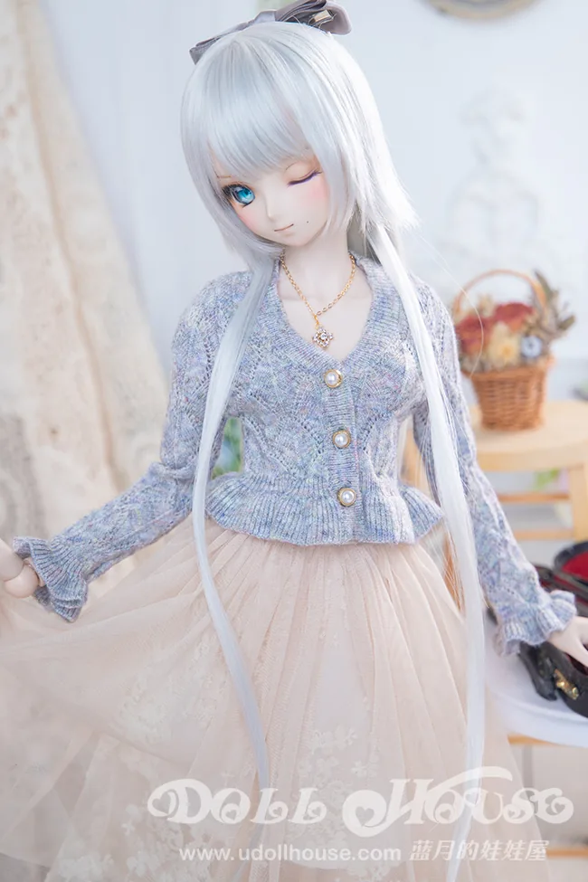 「BlueMoon」Emerald Sweater + Gauze Skirt (1/3, SD/ DD/ SDGR) BJD Outfit Only - Image 13