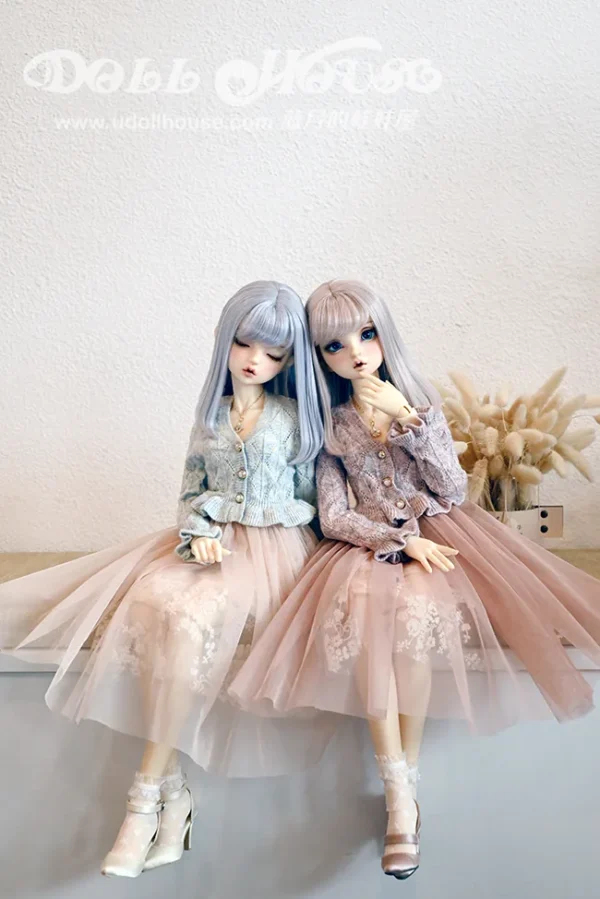 「BlueMoon」Emerald Sweater + Gauze Skirt (1/3, SD/ DD/ SDGR) BJD Outfit Only - Image 4