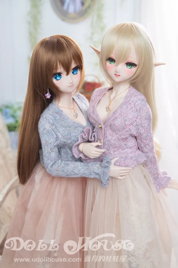 「BlueMoon」Emerald Sweater + Gauze Skirt (1/3, SD/ DD/ SDGR) BJD Outfit Only - Image 7