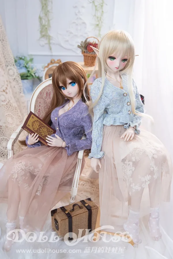 「BlueMoon」Emerald Sweater + Gauze Skirt (1/3, SD/ DD/ SDGR) BJD Outfit Only - Image 8