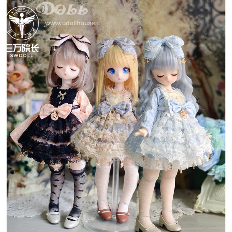 「BlueMoon」Falling Snow (MDD/MSD/ Chubby l 1/4) BJD Outfit O
