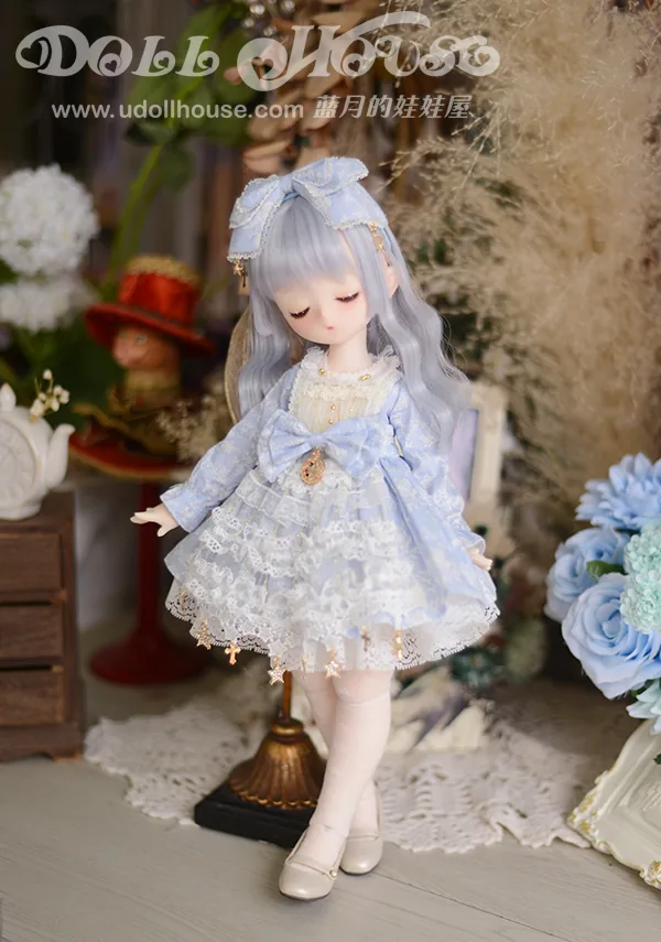 「BlueMoon」Falling Snow (MDD/MSD/ Chubby l 1/4) BJD Outfit O - Image 10