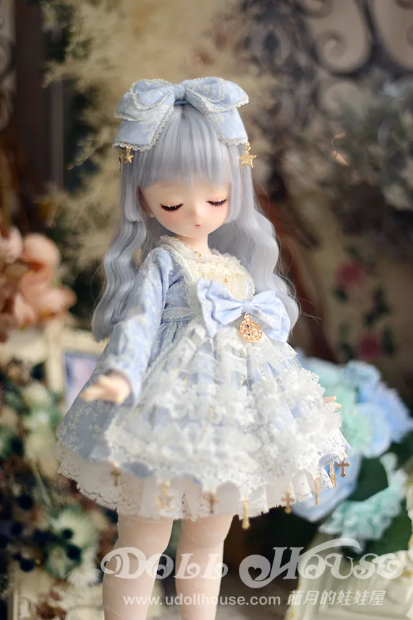 「BlueMoon」Falling Snow (MDD/MSD/ Chubby l 1/4) BJD Outfit O - Image 12