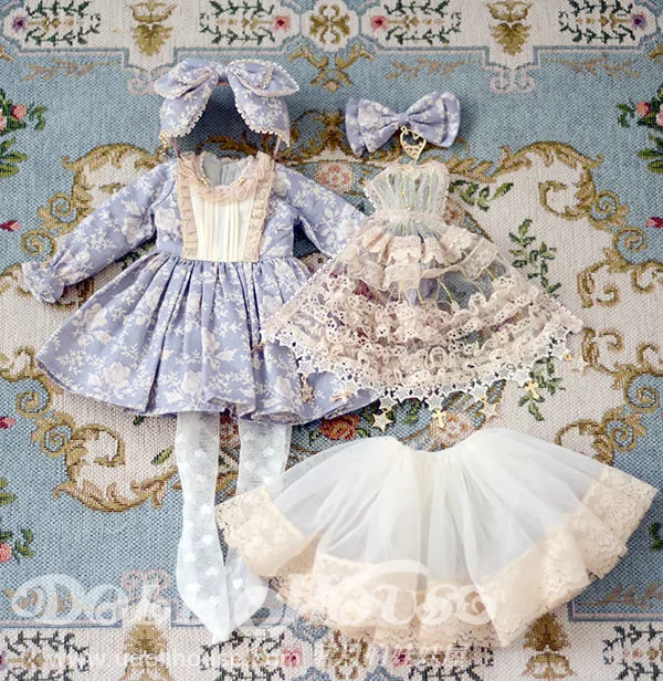 「BlueMoon」Falling Snow (MDD/MSD/ Chubby l 1/4) BJD Outfit O - Image 13