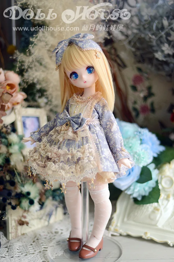 「BlueMoon」Falling Snow (MDD/MSD/ Chubby l 1/4) BJD Outfit O - Image 5