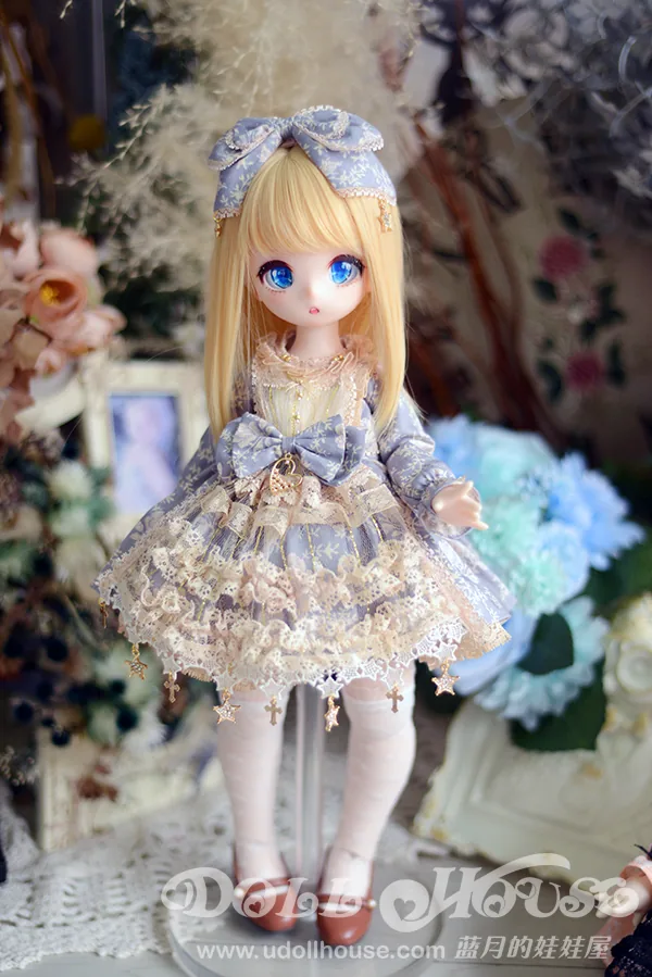 「BlueMoon」Falling Snow (MDD/MSD/ Chubby l 1/4) BJD Outfit O - Image 8